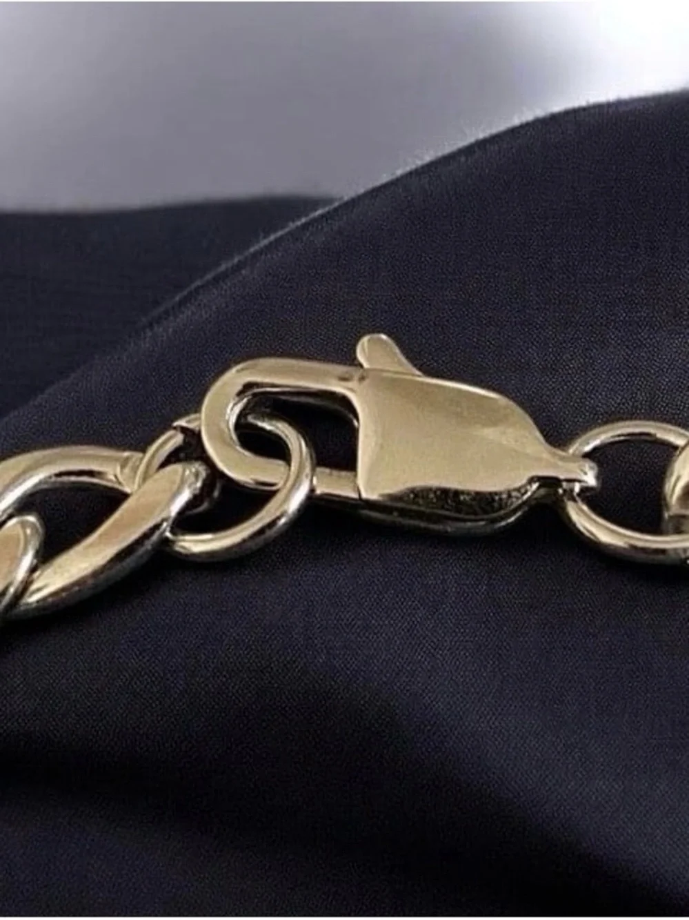 Cuban stainless steel link 7.5 inches and 7mm width bracelet - Silver